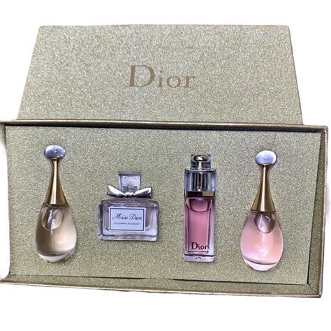 mini dior perfume set price line|christian dior mini perfume set.